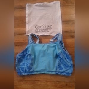 Glamorise 1166 Blue Sports Bra